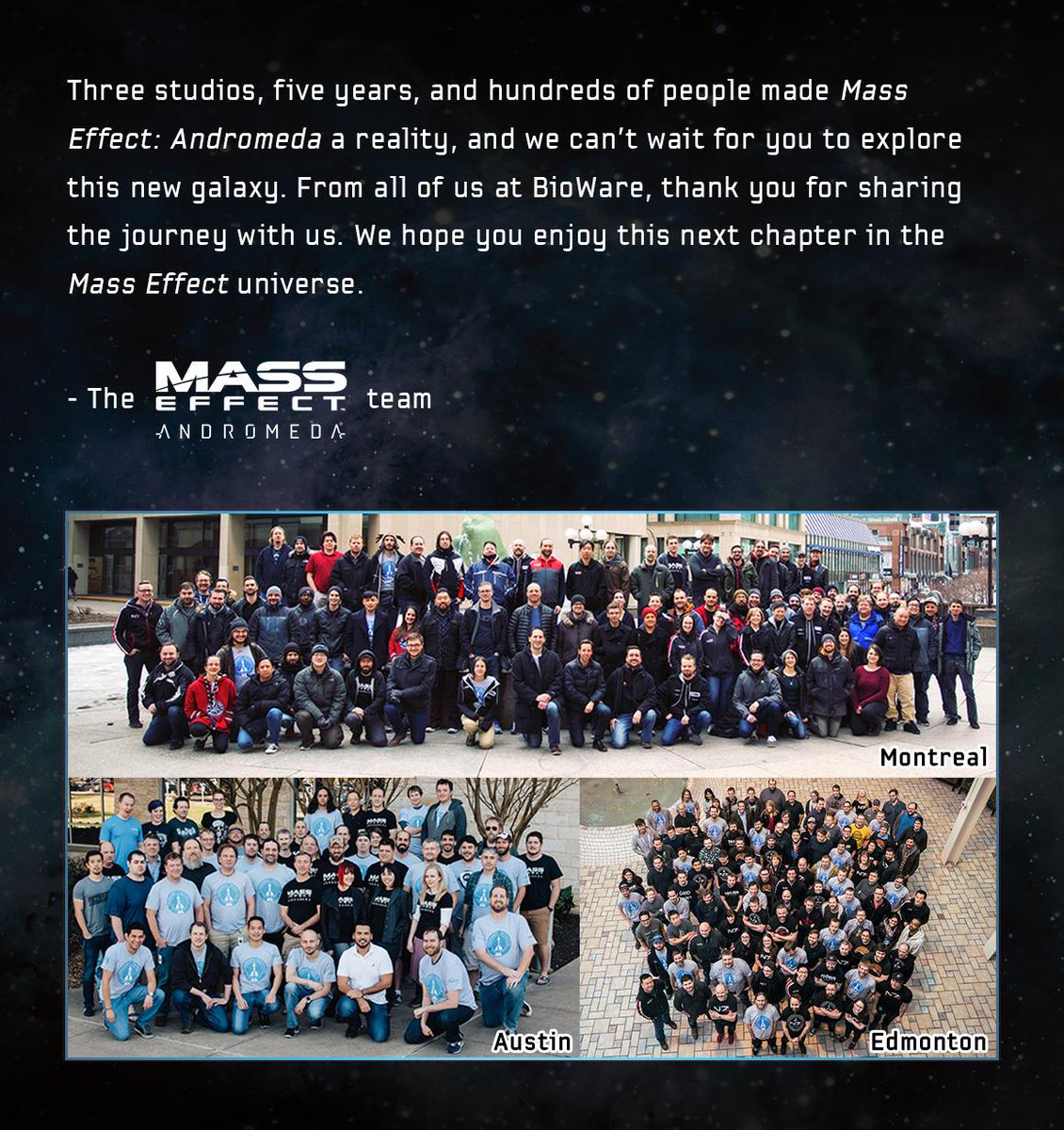 ME Andromeda Dev Team